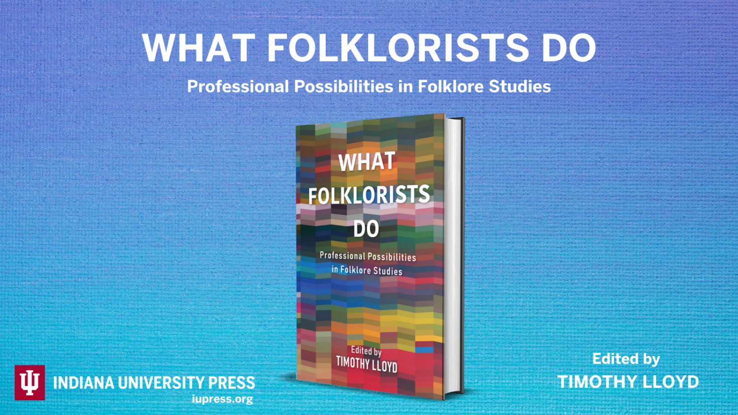 Cover design for the book "What Folklorists Do".