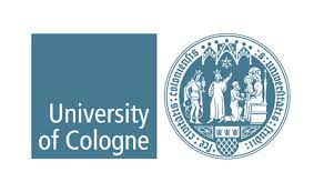 the name and seal of the university in a grey-blue color
