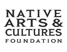 Native Arts & Cultures Foundation in black on white