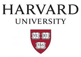 logo for harvard university, which has a shield with the word "veritas" written in three books