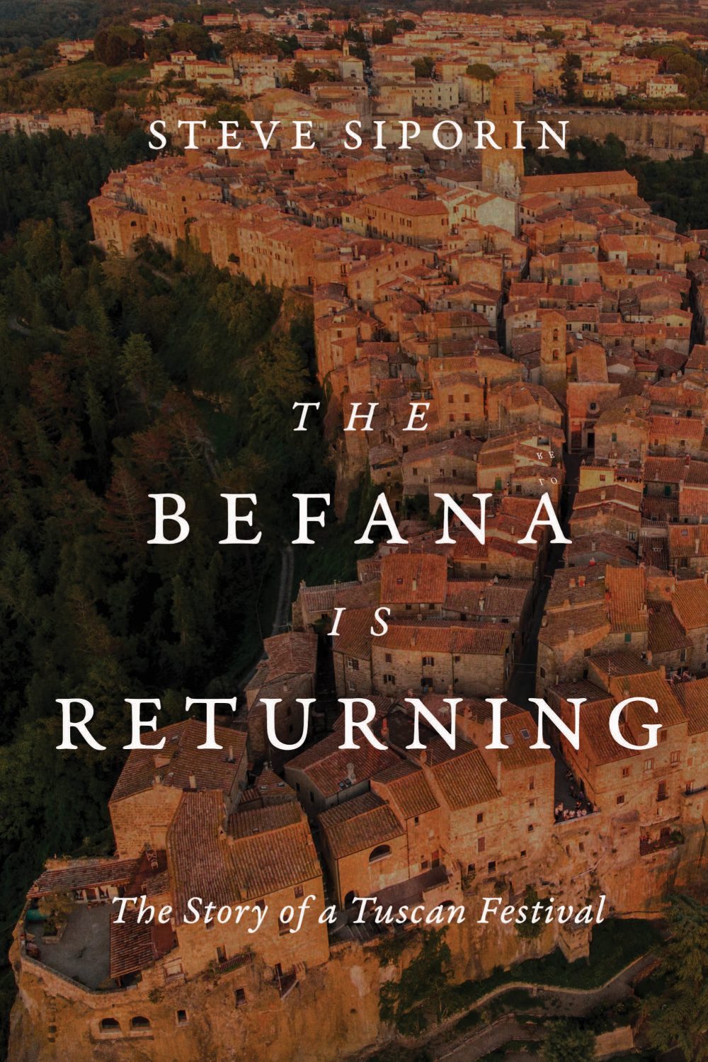 Front cover of The Befana is Returning, which features the rooftops of a city.